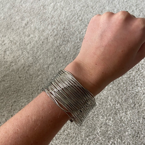 silver cuff bracelet - Picture 3 of 3